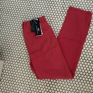 Classic vineyard Vines Breaker Pant 30x32 NWT Nantucket Red